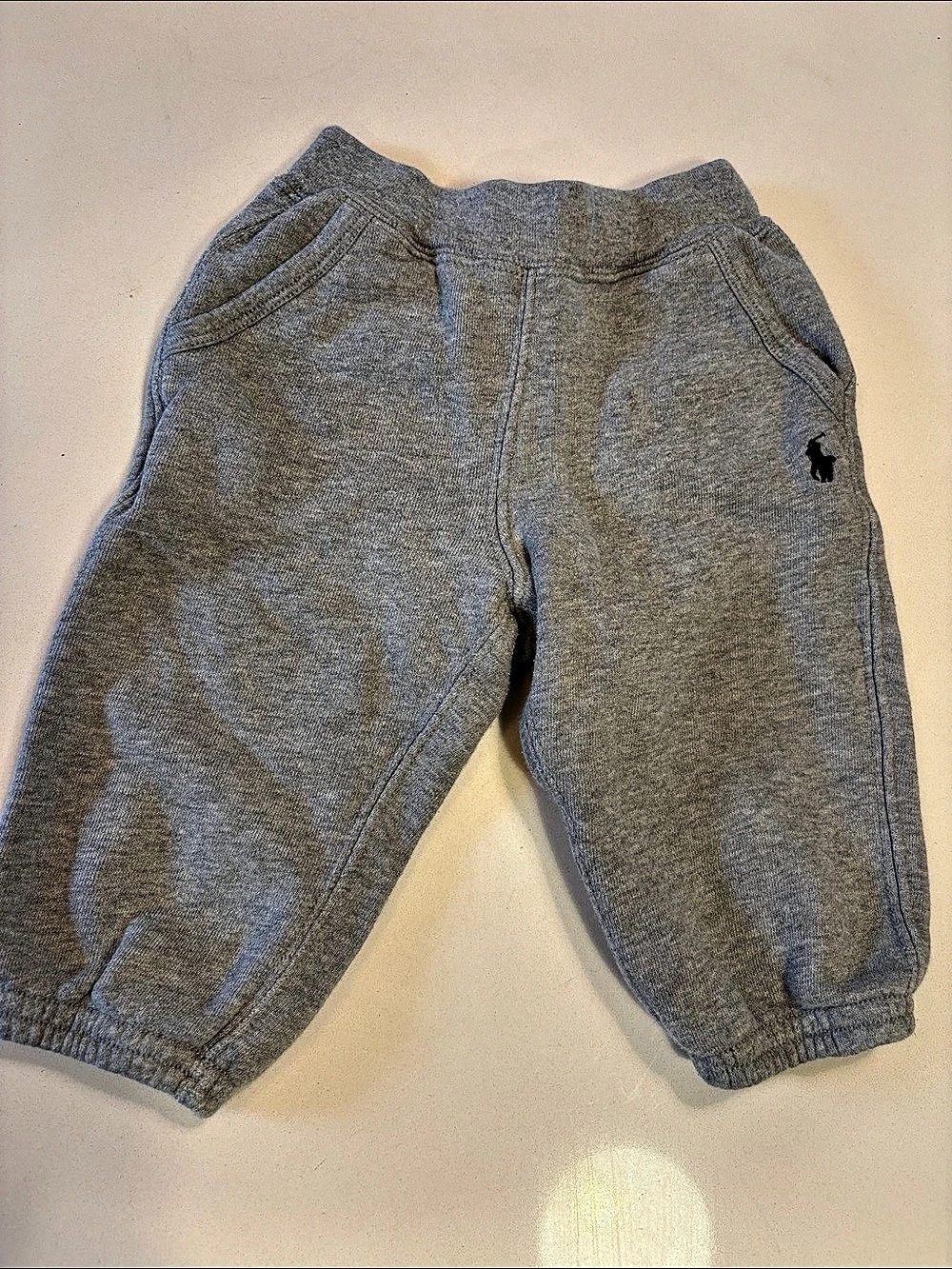Ralph Lauren Gray Fleece Jogger Pants Baby